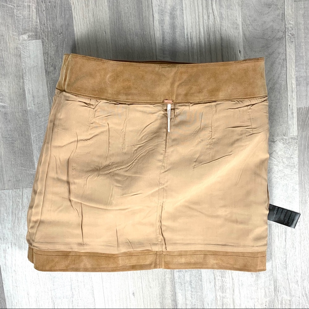 Free People Carson Utility Faux Leather Wrap Skirt - Picture 10 of 13